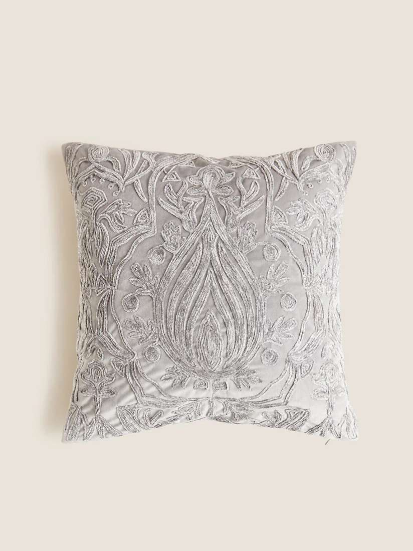 Buy Marks Spencer Grey Embroidered Floor Cushion Cushions for Unisex 21989600 Myntra
