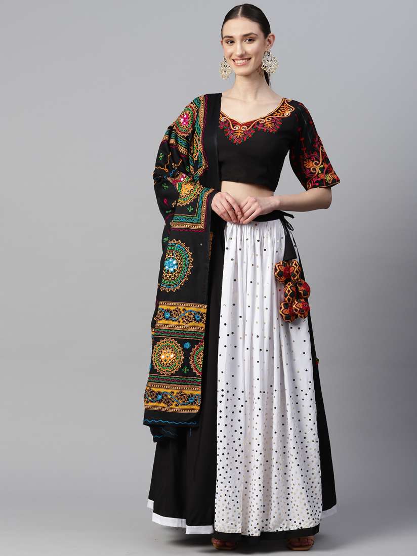 Lehenga choli for womens myntra hot sale