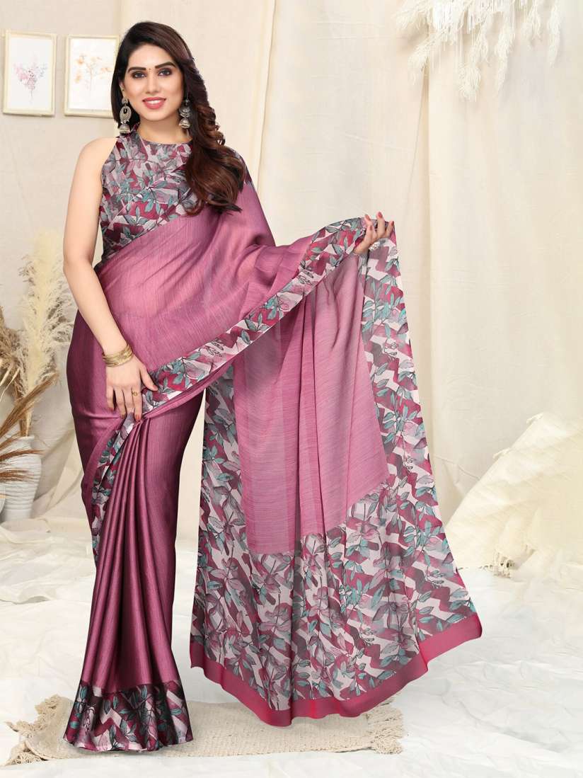 Buy KALINI Floral Printed Chiffon Saree Sarees for Women 22010210 Myntra