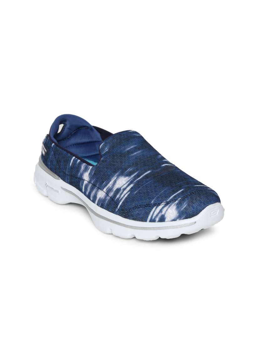 Skechers go walk 3 navy womens sale