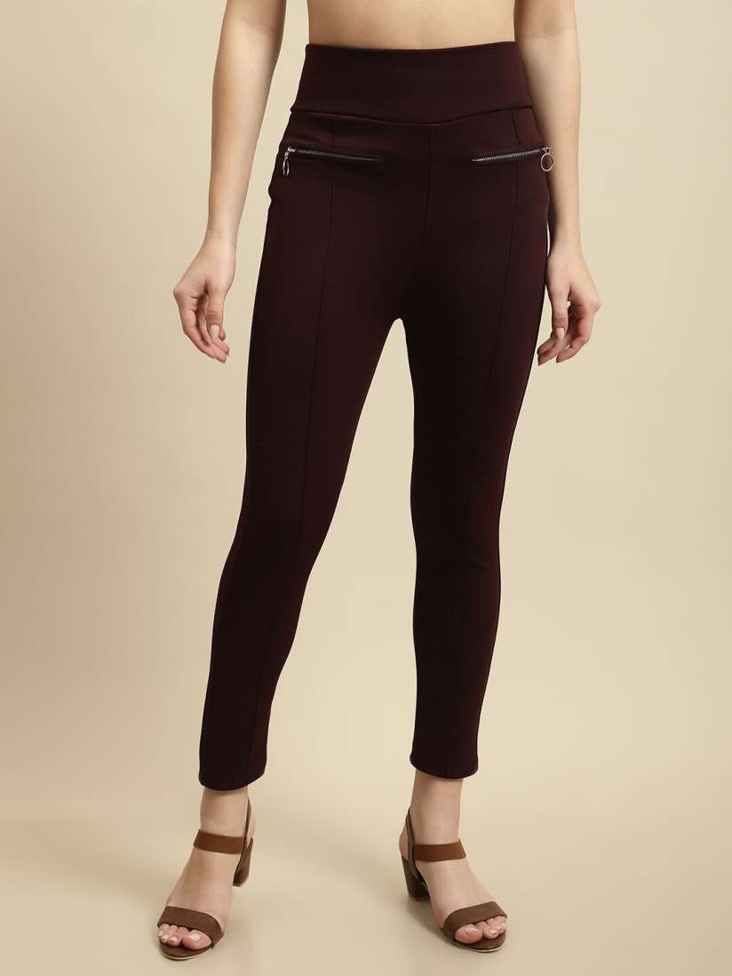Buy TAG 7 Women Skinny Fit Ankle Length Treggings Jeggings for Women 22012386 Myntra
