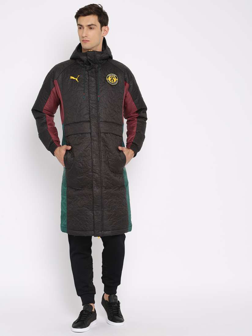 Buy Puma Men Black PUMA x DAILY PAPER Printed Insulator Padded Longline Jacket Jackets for Men 2201556 Myntra
