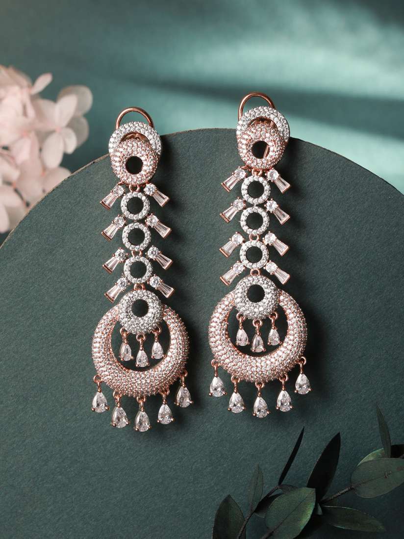 Rose gold jewellery earrings new arrivals