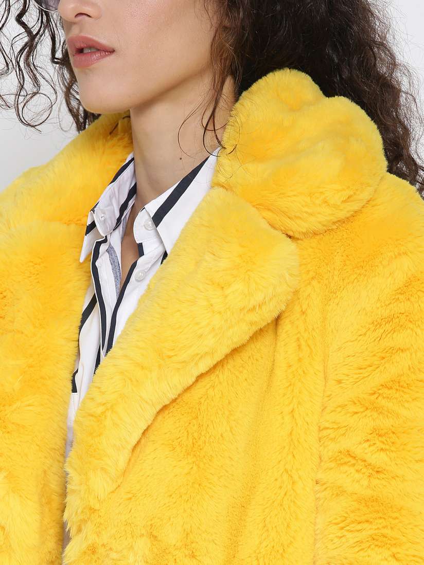 Yellow mango coat hot sale