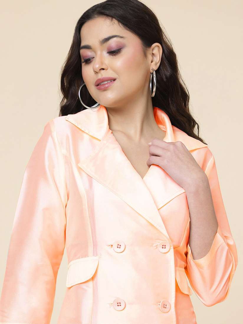 Buy A.T.U.N. Shirt Collar Blazer Dress Dresses for Women 22028760 Myntra