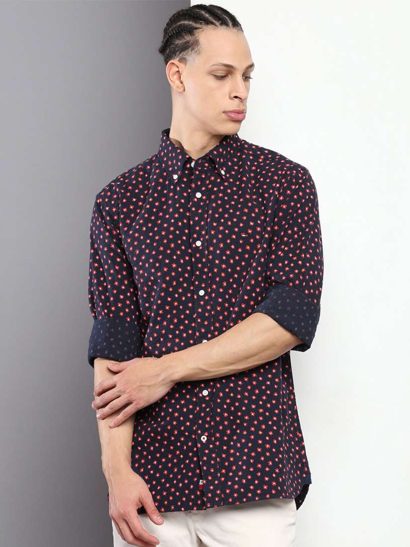 Buy Tommy Hilfiger Men Printed Casual Cotton Shirt Shirts for Men 22029568 Myntra