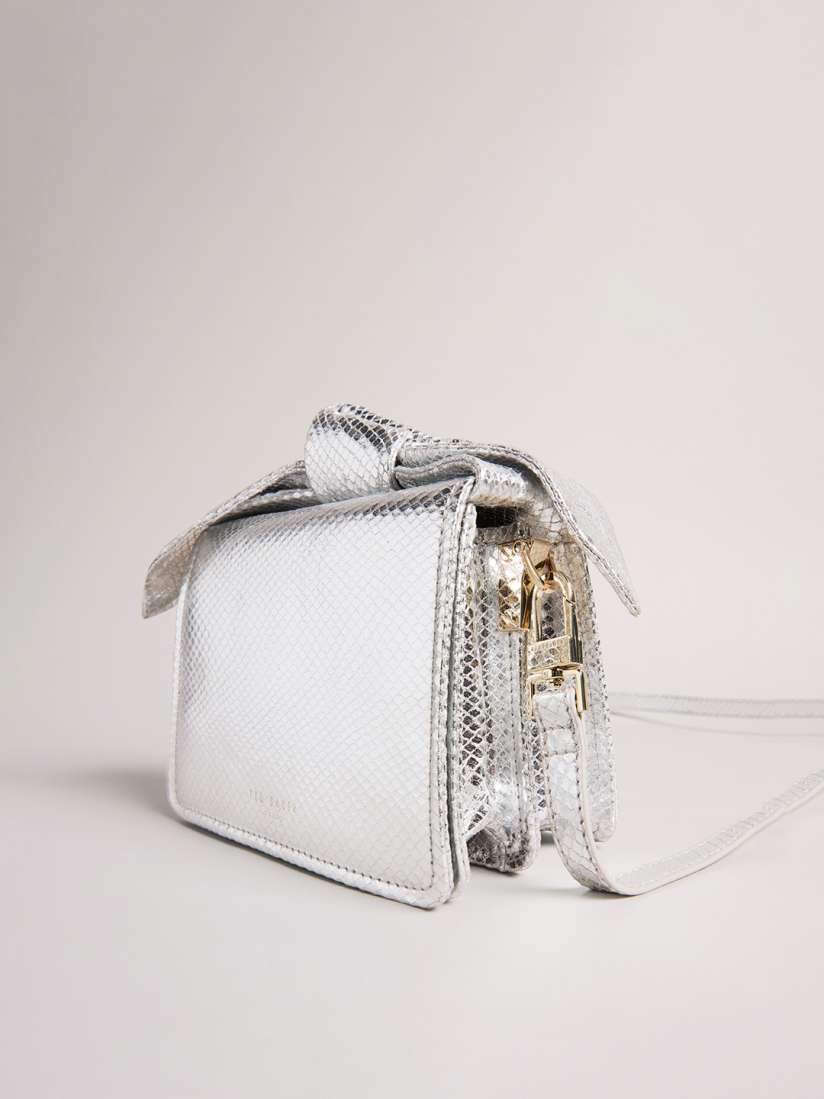 Buy Ted Baker Silver Toned Textured Leather Structured Sling Bag Handbags for Women 22031142 Myntra
