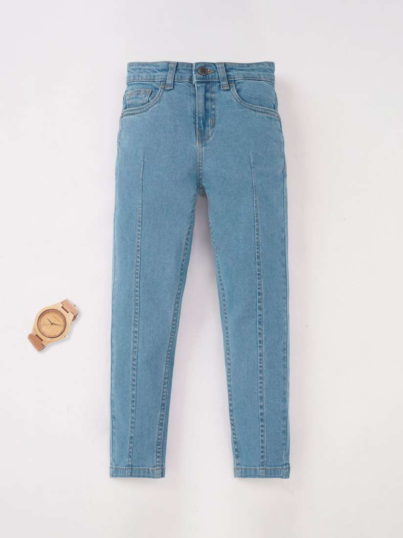 Buy Ed a Mamma Girls Clean Look Stretchable Jeans Jeans for Girls 22041640 Myntra