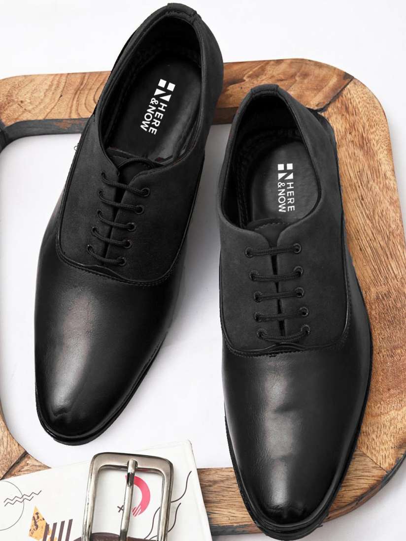 Buy HERE NOW Men Lace Up Formal Oxfords Formal Shoes for Men 22041756 Myntra