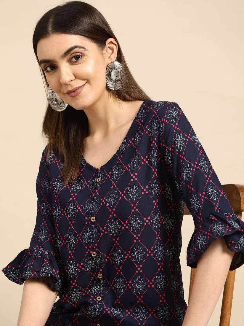 Coat model kurtis in myntra online