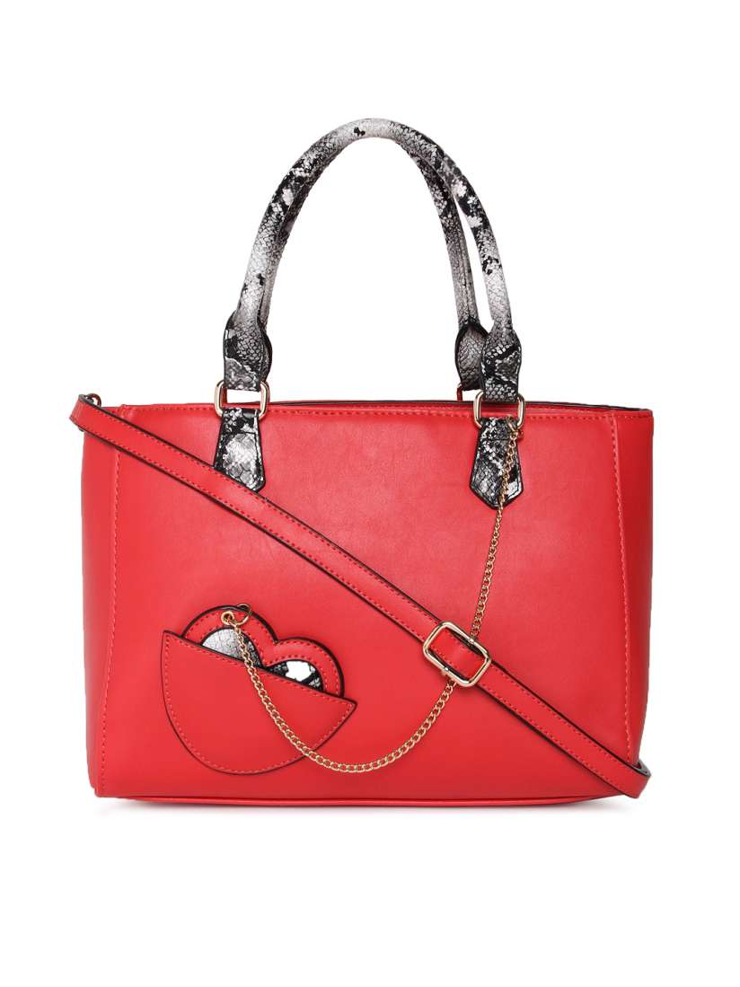 Buy CODE by Lifestyle Red Solid Handbag Handbags for Women 2204854 Myntra