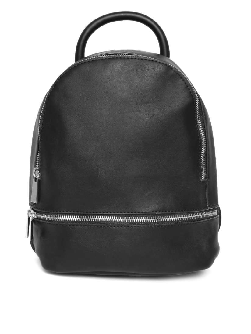 Buy FOREVER 21 Women Black Solid Backpack Backpacks for Women 2205043 Myntra