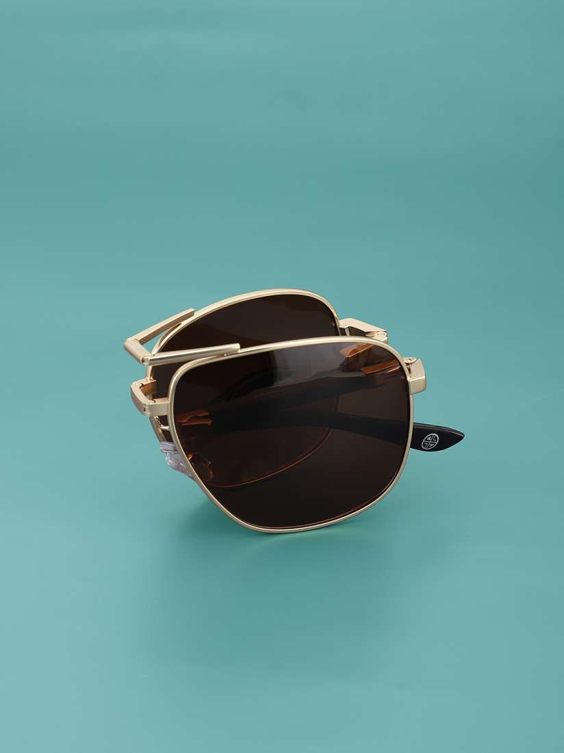 Buy Carlton London Premium Rectangle Sunglasses With Polarised UV Protected Lens CLSM115 Sunglasses for Men 22057178 Myntra