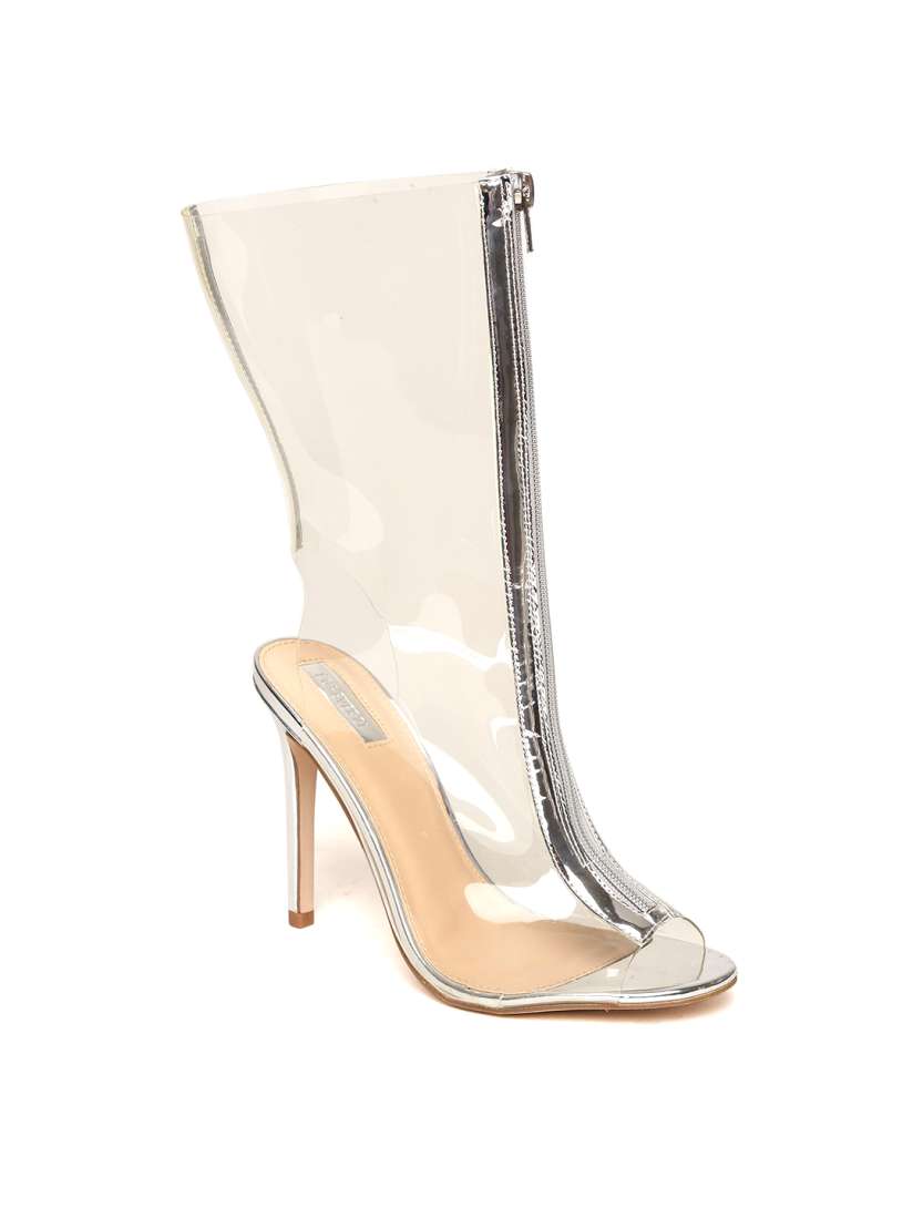 White heel boots forever 21 store