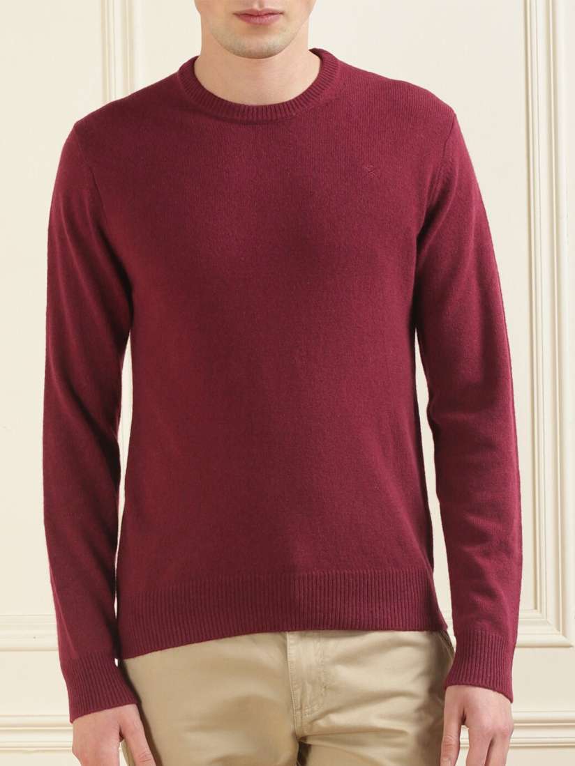 Buy HACKETT LONDON Round Neck Wool Pullover Sweaters for Men 22059818 Myntra