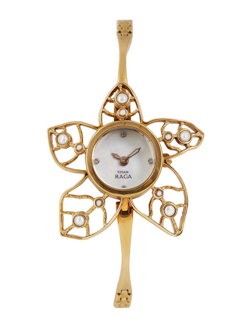 Buy Titan Raga Women Off White Analogue Watch 9974WM01J Watches for Women 2206228 Myntra