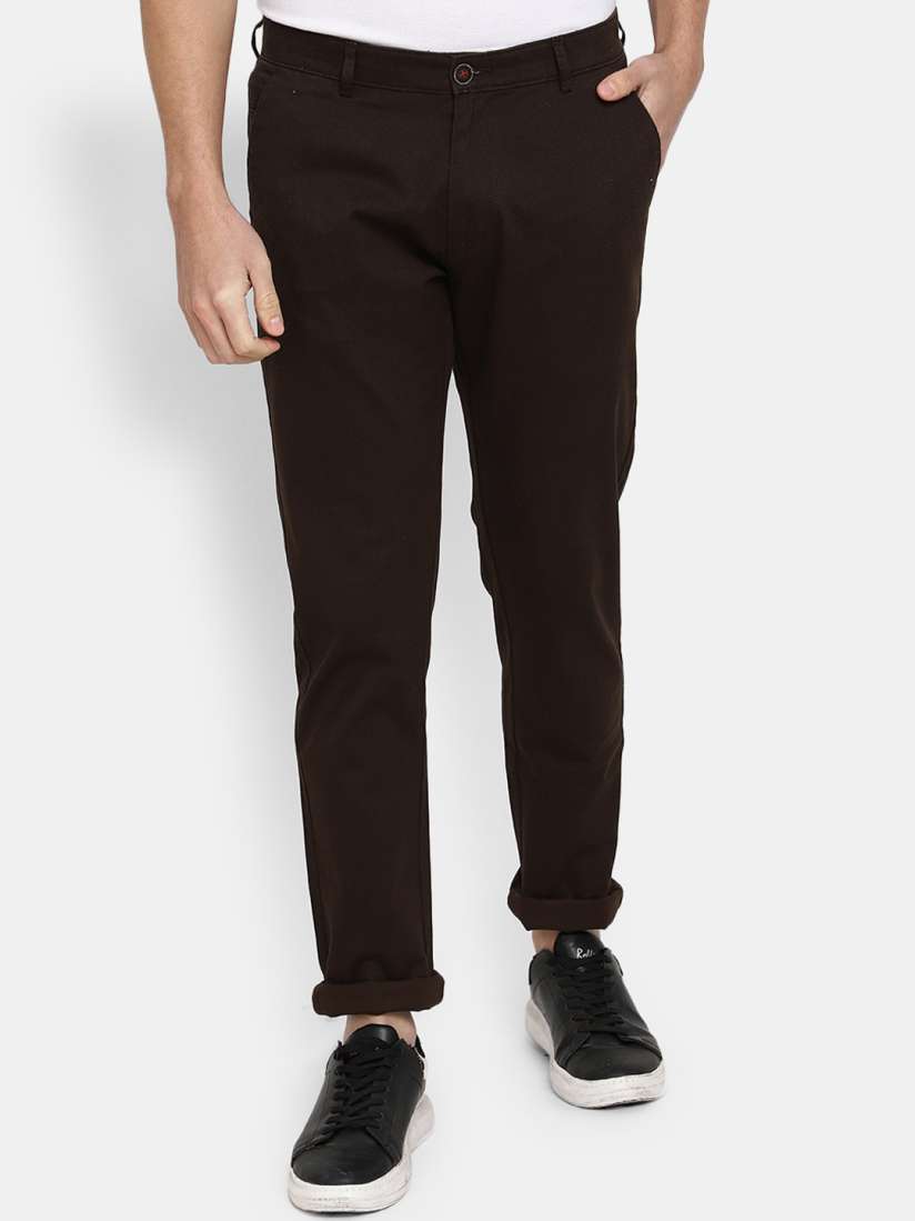Buy V Mart Men Classic Slim Fit Cotton Chinos Trousers for Men 22064296 Myntra