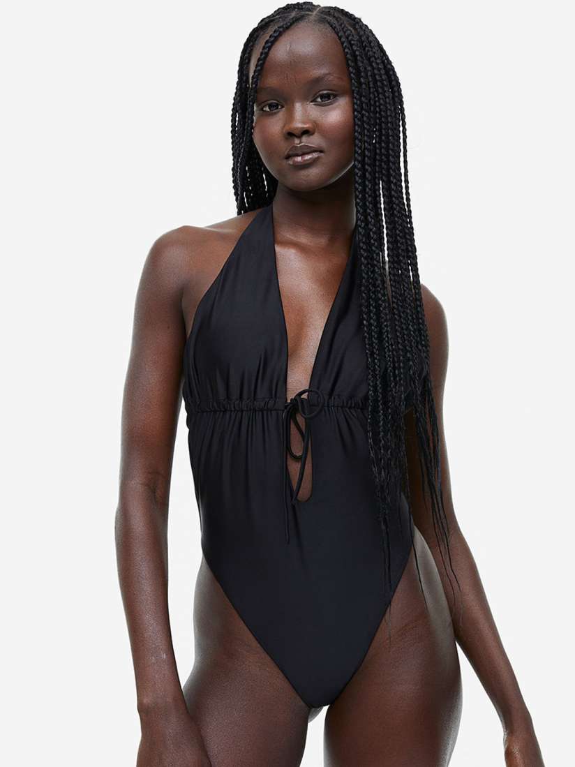 Buy H M High Leg Swimsuit Swimwear for Women 22066298 Myntra
