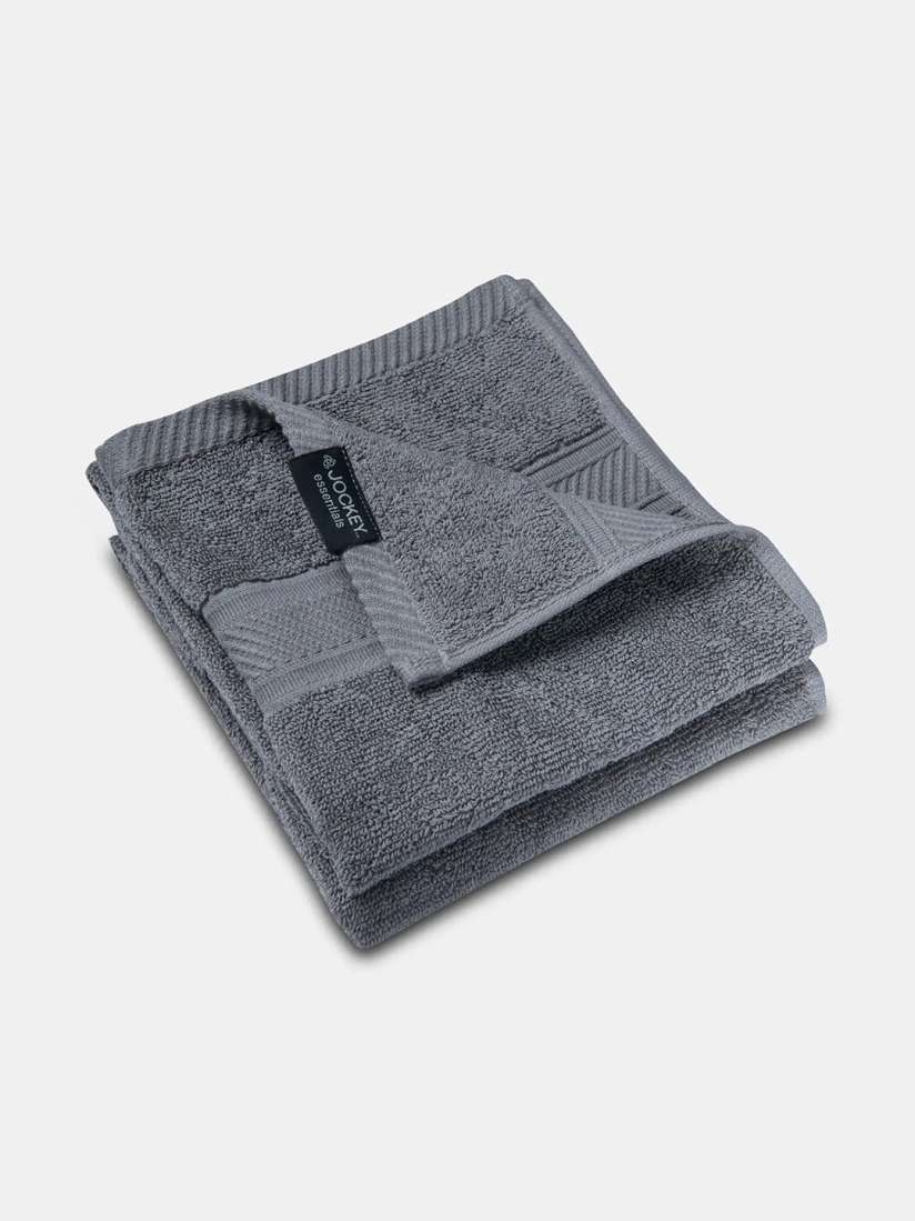 Buy Jockey Men Grey 2 Pcs Terry Cotton 500 GSM Ultrasoft Hand Towels Hand Towels for Men 22075638 Myntra