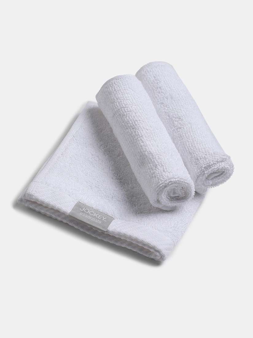 Buy Jockey Pack of 3 Cotton Terry Ultrasoft and Durable Solid Face Towel T301 Face Towels for Unisex 22078882 Myntra