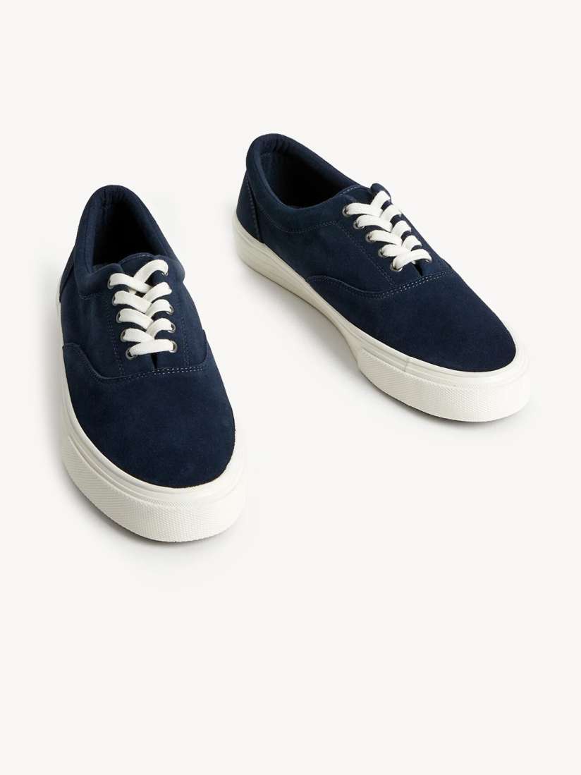 Buy Marks Spencer Men Lace Up Suede Oxfords Casual Shoes for Men 22079788 Myntra