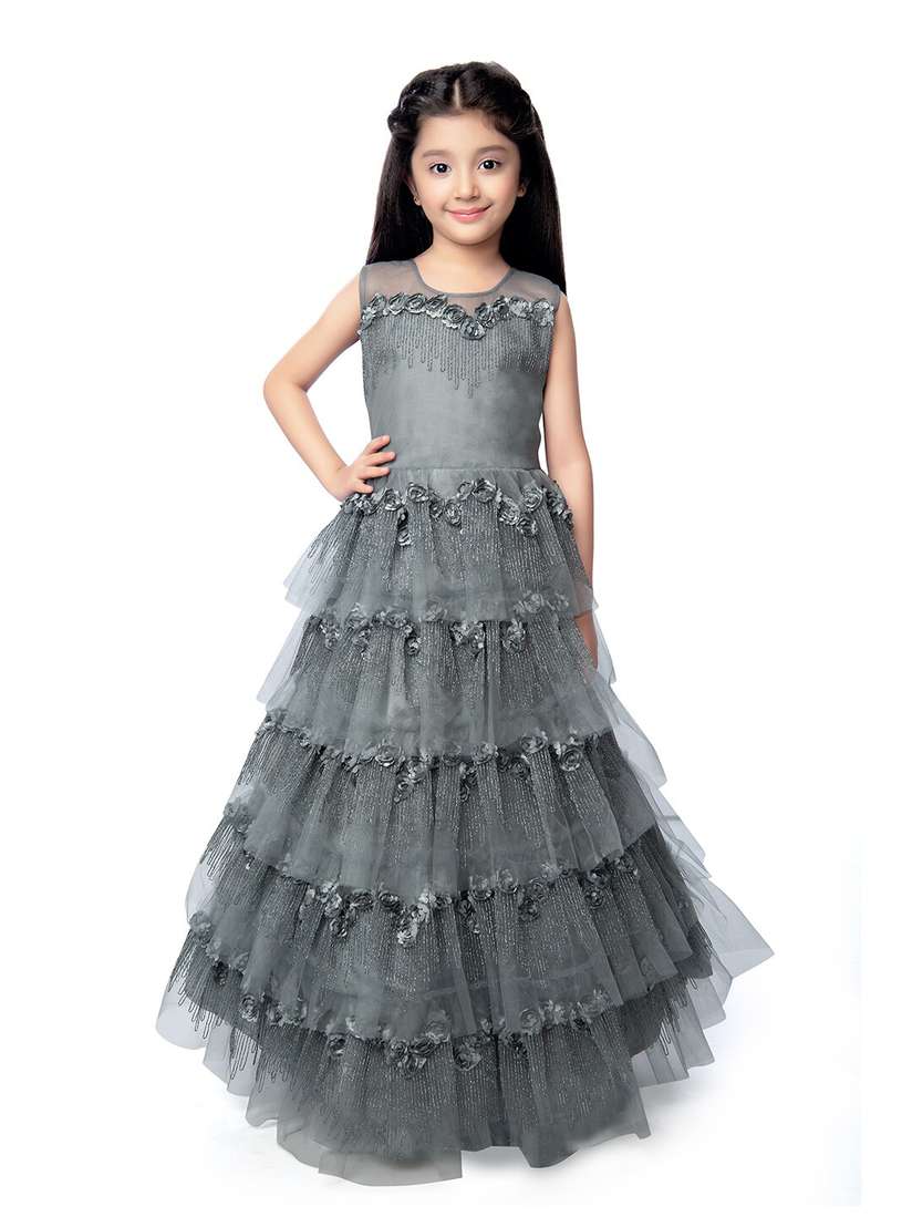 【週末限定値下げ】 Betty layered check dress gray Betty layered dress gray