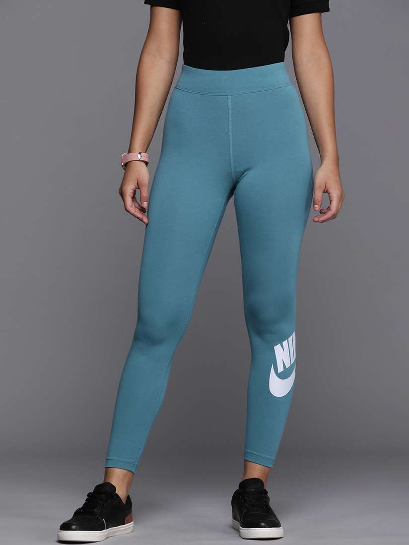 Buy Nike Women Sportswear Essential High-Rise Brand Logo Printed