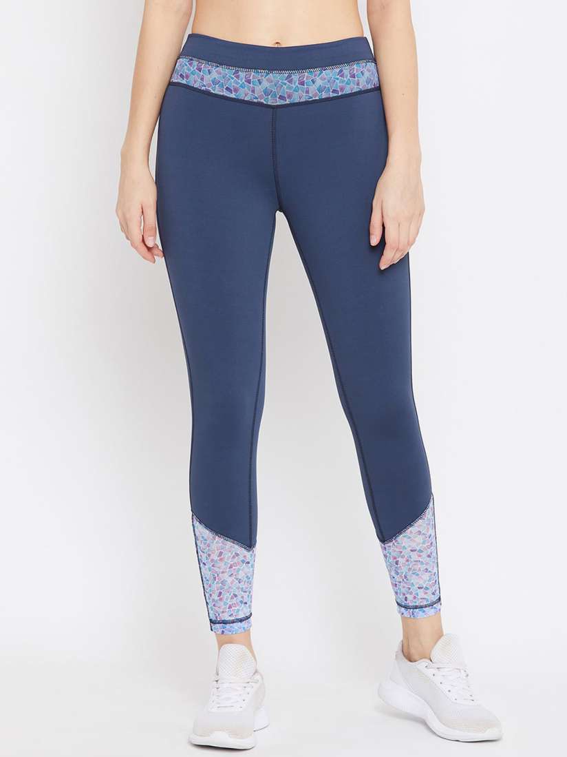 Buy JUMP USA Printed Dry Fit Tights Tights for Women 22096188 Myntra