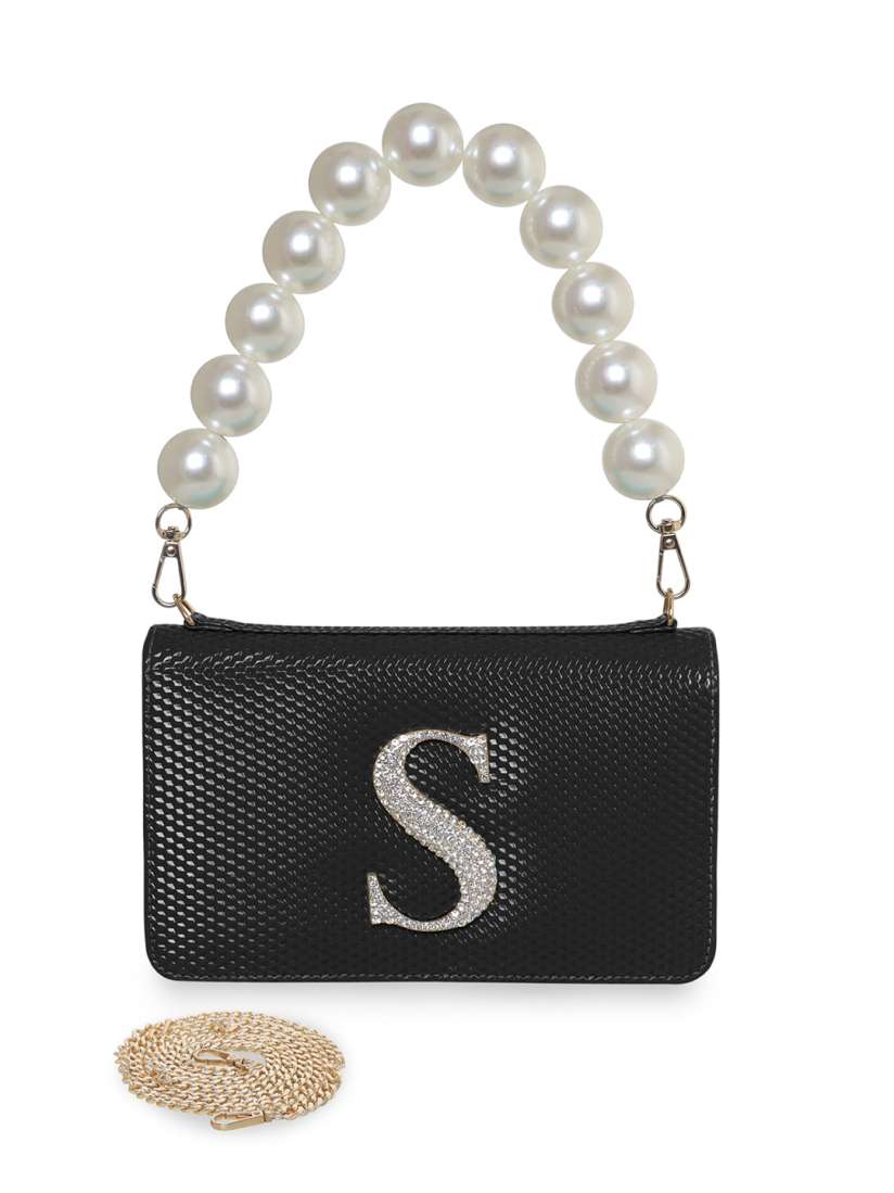 Buy ESBEDA Embellished PU Structured Sling Bag Handbags for Women 22102738 Myntra