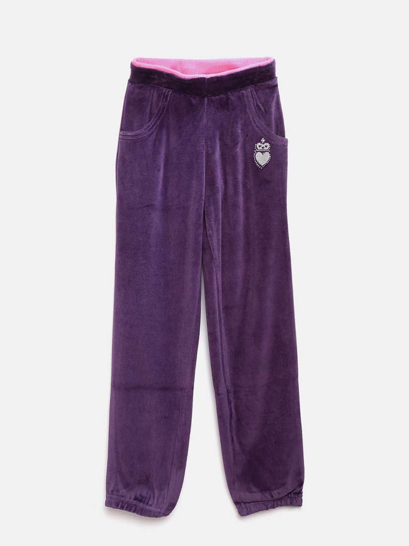 Buy Sweet Dreams Girls Purple Track Pants Track Pants for Girls 2210729 Myntra