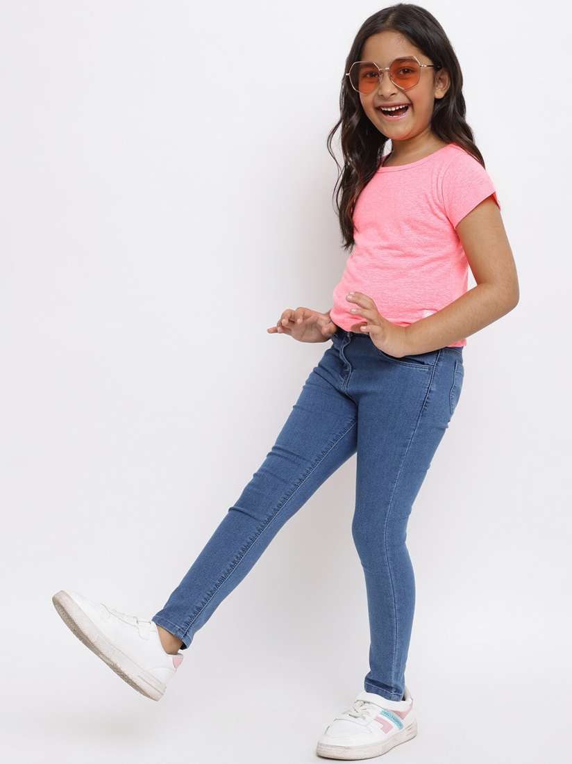 Buy TALES STORIES Girls Slim Fit Stretchable Denim Jeans Jeans for Girls 22107772 Myntra