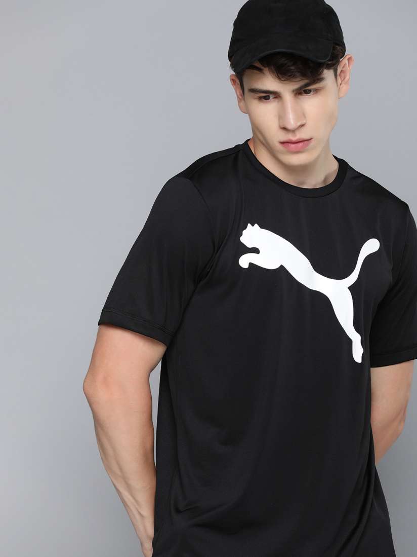 Buy Puma Men Dry Cell Brand Logo Printed Round Neck Sports T shirt Tshirts for Men 22109356 Myntra