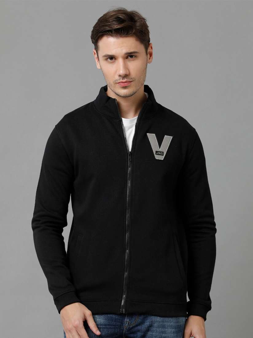 Buy Voi Jeans Mock Collar Fleece Sweatshirt Sweatshirts for Men 22115410 Myntra