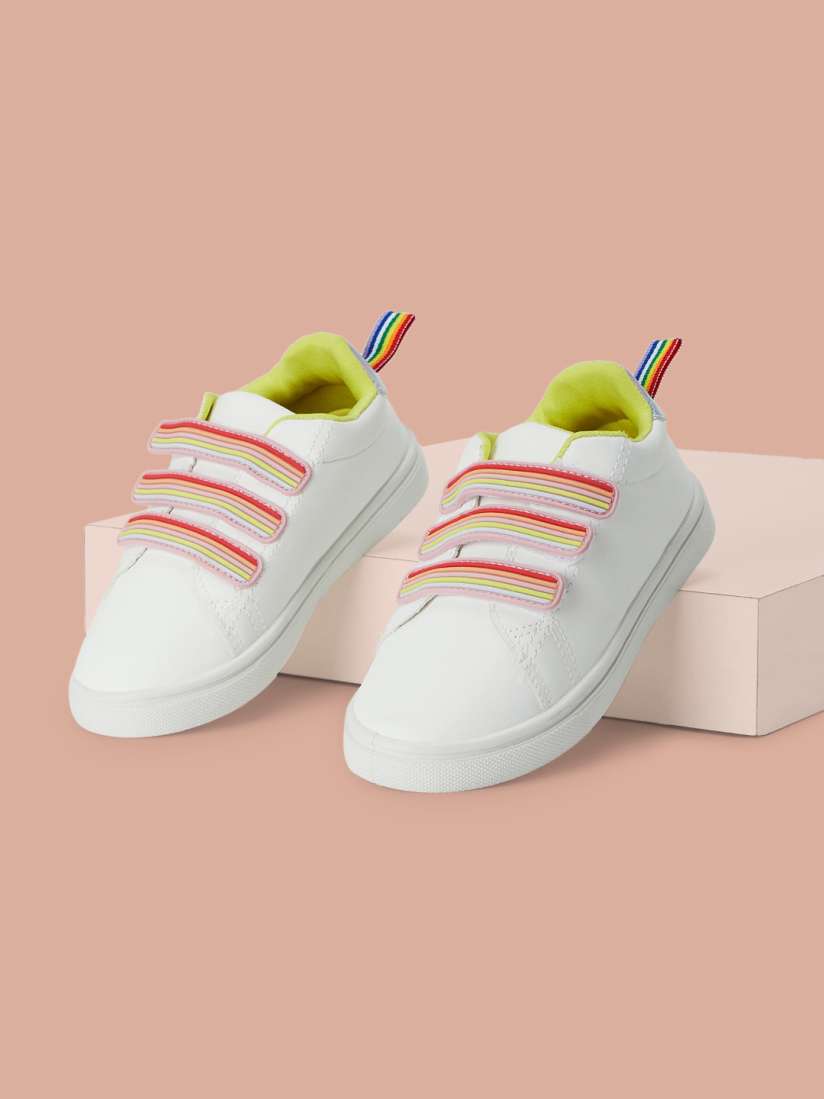 Buy Pantaloons Junior Girls Striped Comfort Insole Basics Sneakers Casual Shoes for Girls 22120662 Myntra