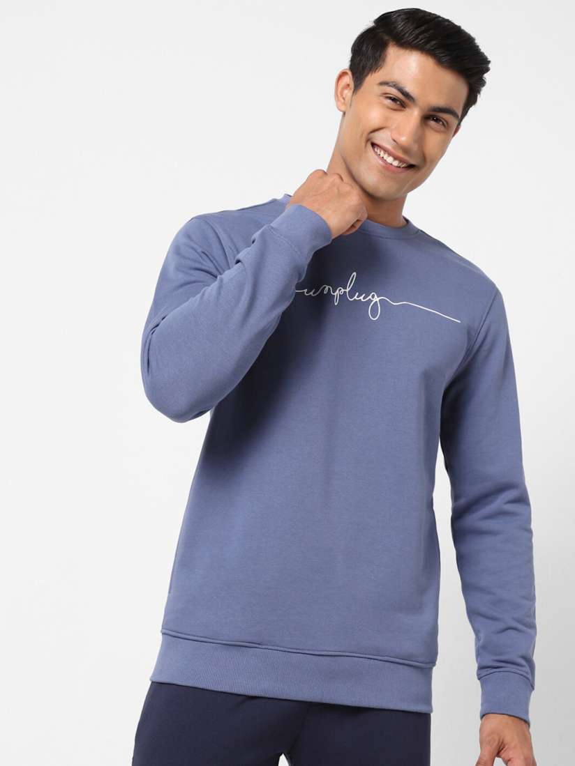 Buy Ajile by Pantaloons Typography Printed Sweatshirt Sweatshirts for Men 22122664 Myntra