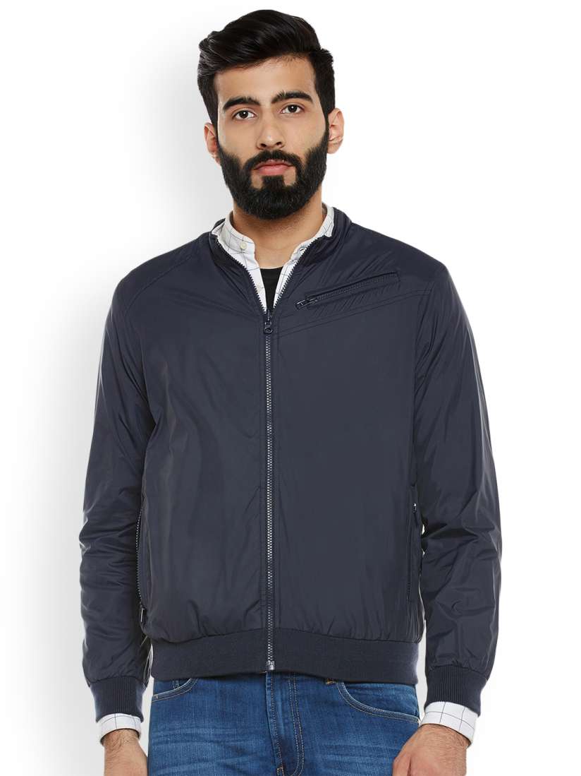 Buy Duke Men Navy Blue Solid Reversible Sporty Jacket Jackets for Men 2212639 Myntra