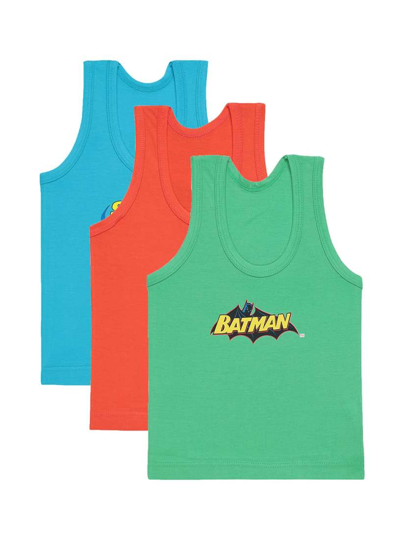 Buy Bodycare Kids Boys Pack Of 3 Assorted Pure Cotton Vest Innerwear Vests for Boys 22126536 Myntra