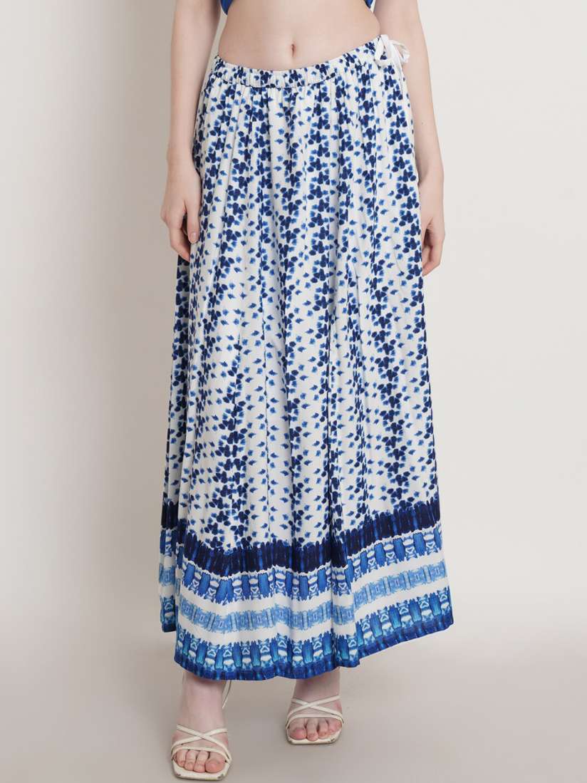 Flared skirt myntra shop