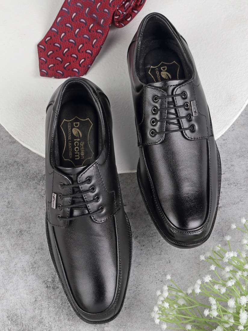 Buy Action Dotcom Men Textured Genuine Leather Comfort Fit Formal Derbys Formal Shoes for Men 22133024 Myntra