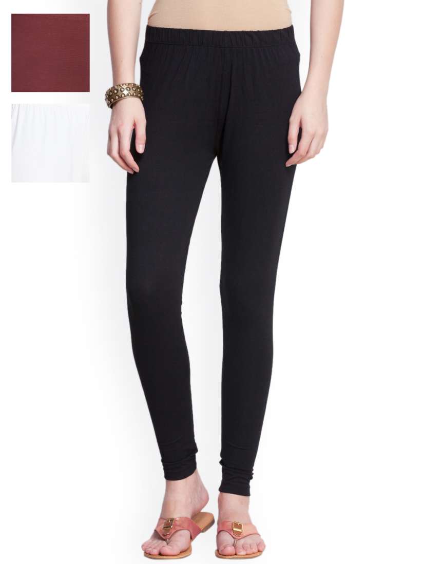 Buy Dollar Missy Pack of 3 Ankle Length Leggings Leggings for Women 2213715 Myntra