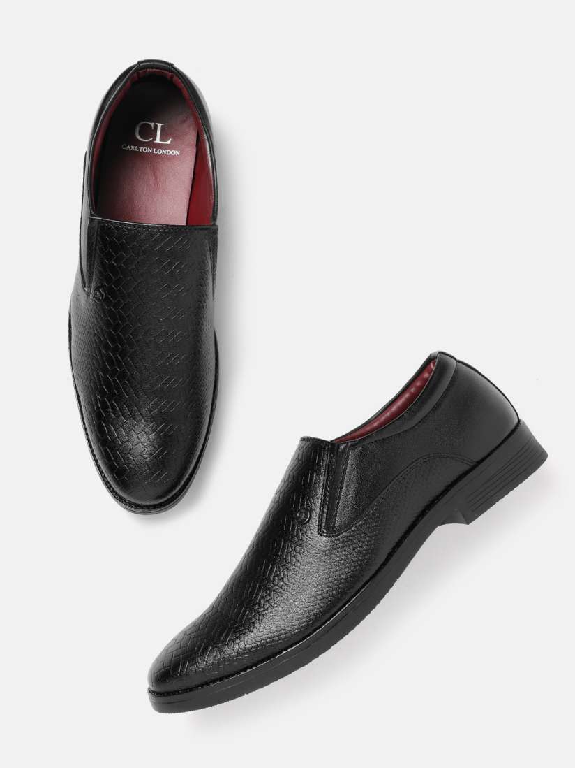 Buy Carlton London Men Textured Formal Slip On Shoes Formal Shoes for Men 22146570 Myntra