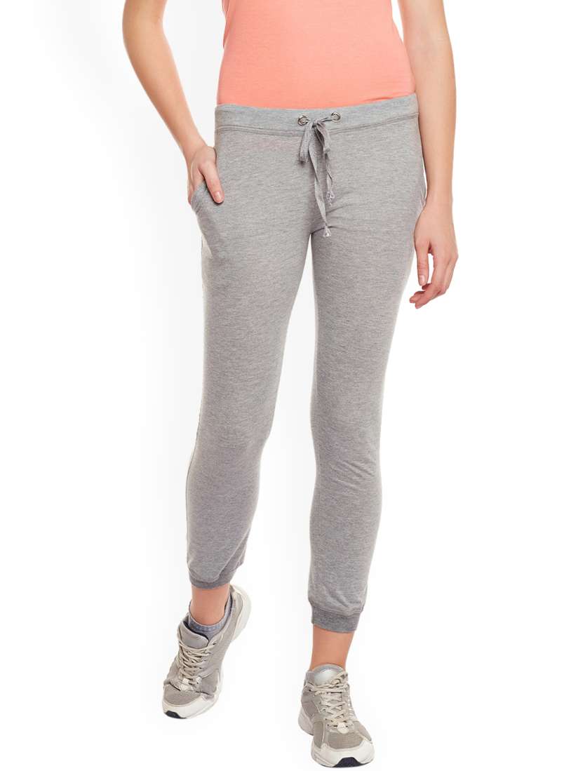 Buy Vimal Women Grey Melange Slim Fit Joggers Track Pants for Women 2215189 Myntra