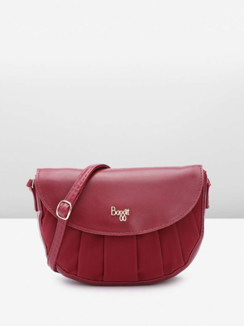 Buy Baggit Structured Half Moon Sling Bag Handbags for Women 22157762 Myntra