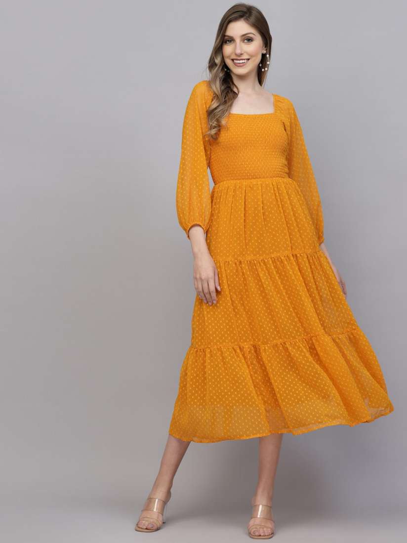 Midi dress on myntra store