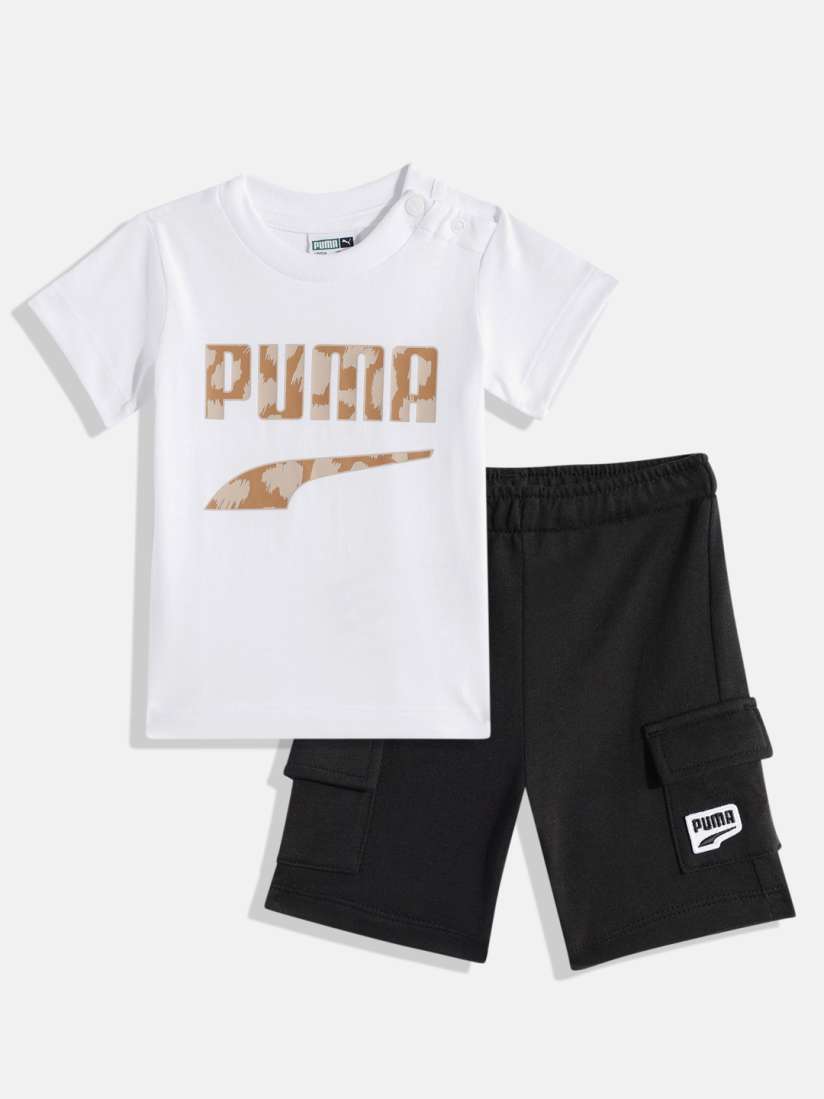 Puma shorts and t shirt set online