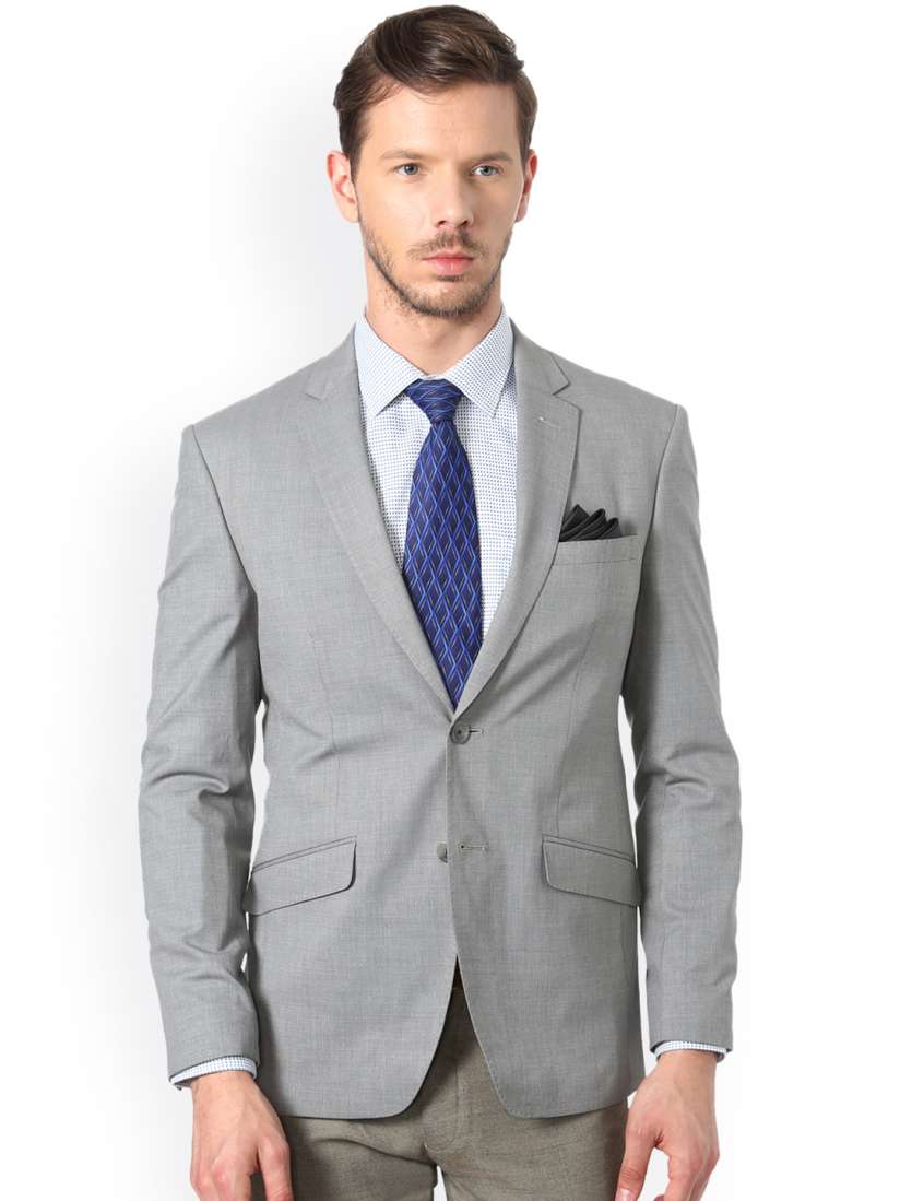 Peter england grey blazer online