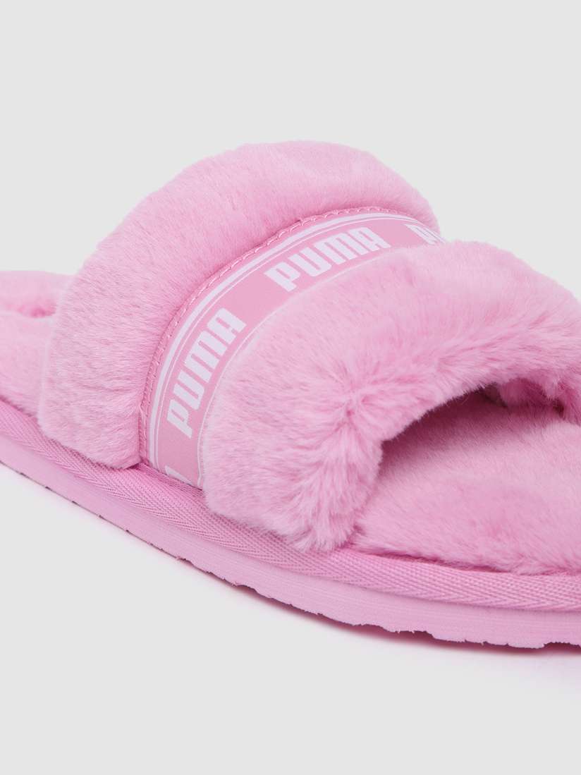 Buy Puma Girls Fluff Printed Sliders Flip Flops for Girls 22163816 Myntra