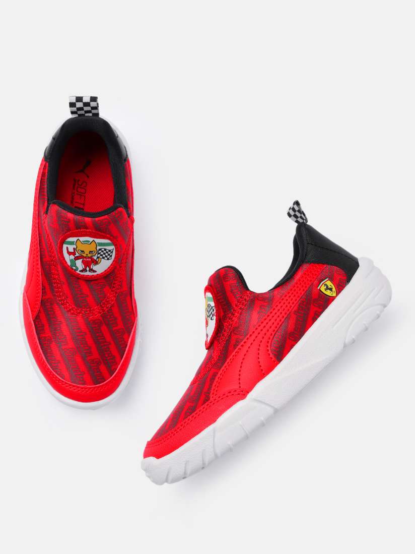 Buy PUMA Motorsport Kids Scuderia Ferrari Printed Slip On Sneakers Casual Shoes for Unisex Kids 22164302 Myntra