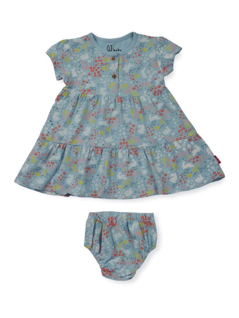 Buy Gini and Jony Infant Girls Floral Printed Fit Flare Dress Dresses for Girls 22168730 Myntra