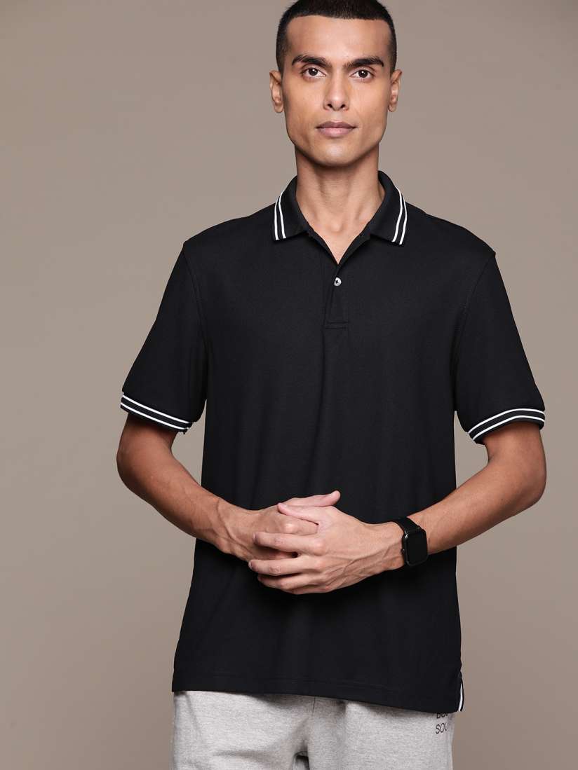 Buy Macy s Club Room Polo Collar Sports T shirt Tshirts for Men 22169570 Myntra